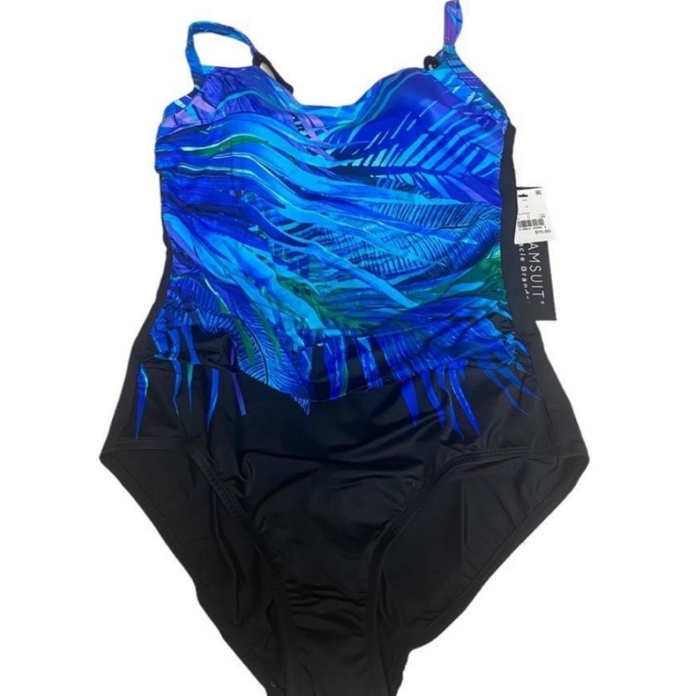 🆕️Dreamsuit by Miracle Brands Tummy Control 1 Piece Swimsuit